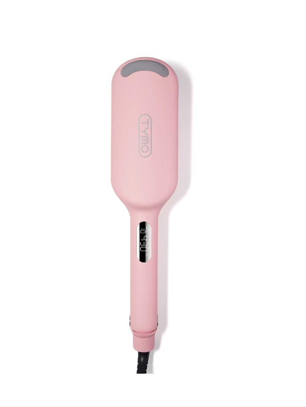 Tymo Pink Hair Straightening Brush - Sleek Detangling & Styling